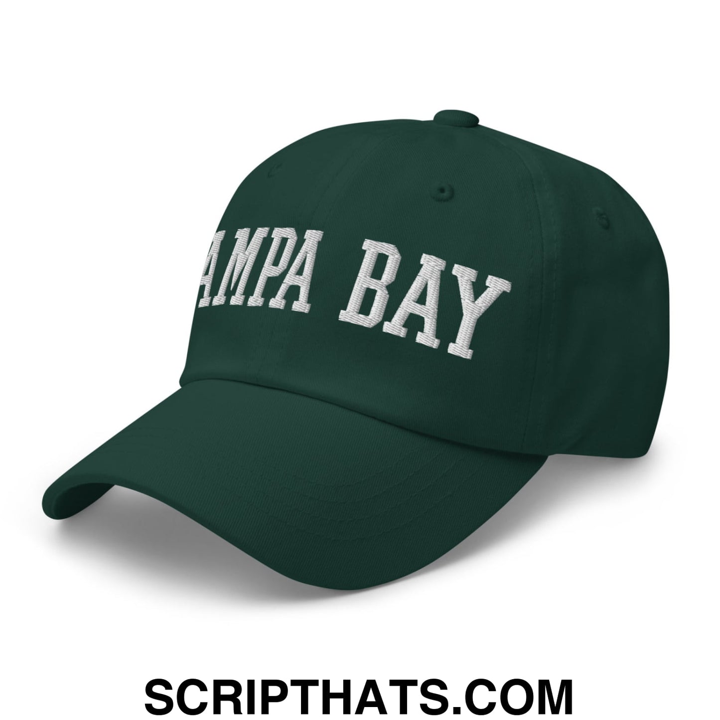 Tampa Bay Varsity College Block Embroidered Unstructured Dad Hat Spruce