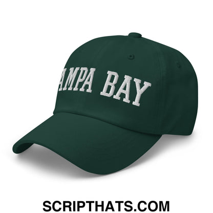 Tampa Bay Varsity College Block Embroidered Unstructured Dad Hat Spruce