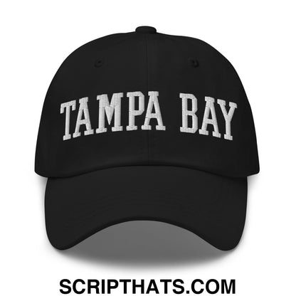 Tampa Bay Varsity College Block Embroidered Unstructured Dad Hat Black