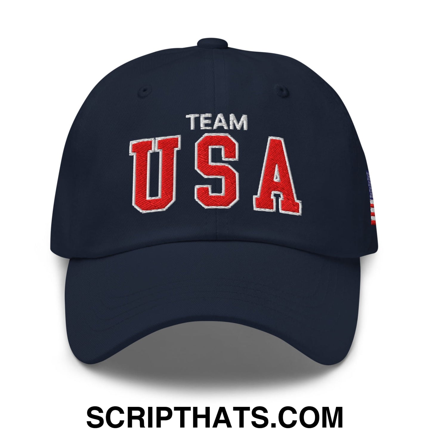 Team USA Embroidered Unstructured Dad Hat Default Title