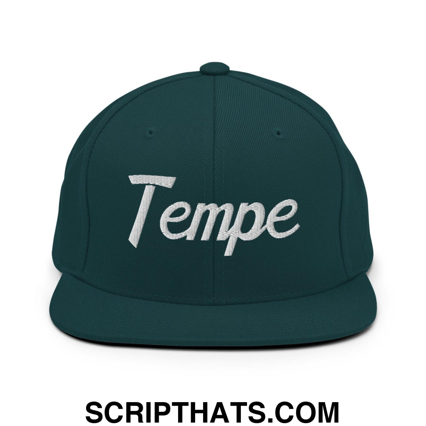 Tempe Script Snapback Hat Spruce