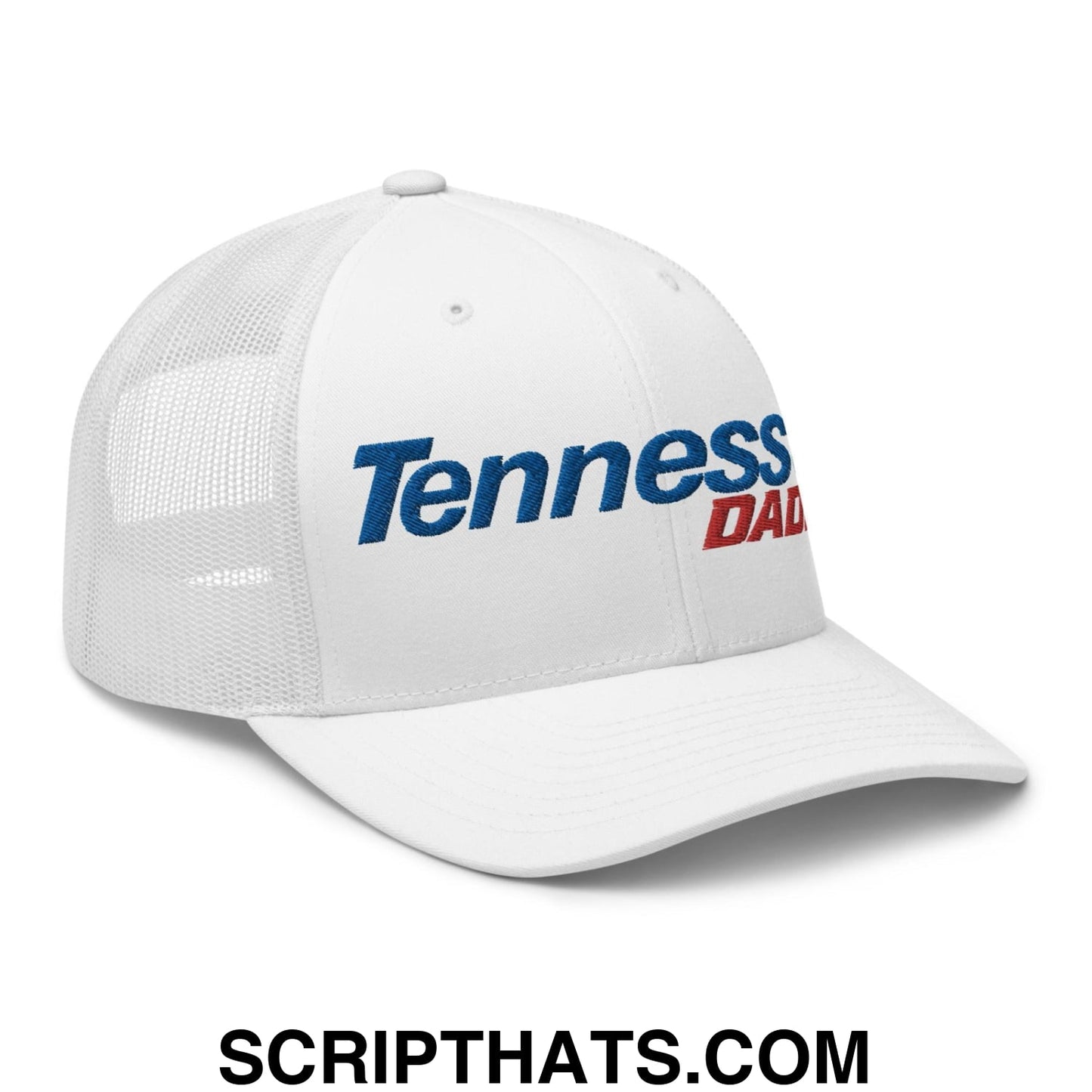 Tennessee Daddy Retro Trucker Hat White