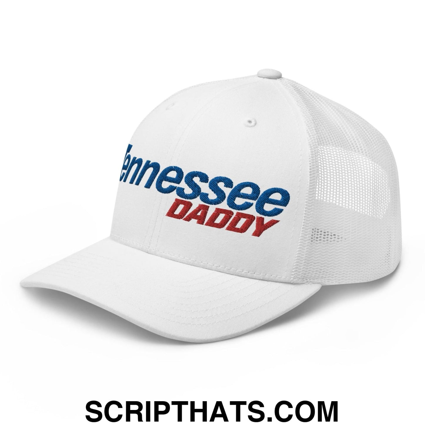 Tennessee Daddy Retro Trucker Hat White