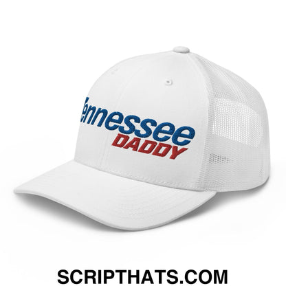 Tennessee Daddy Retro Trucker Hat White