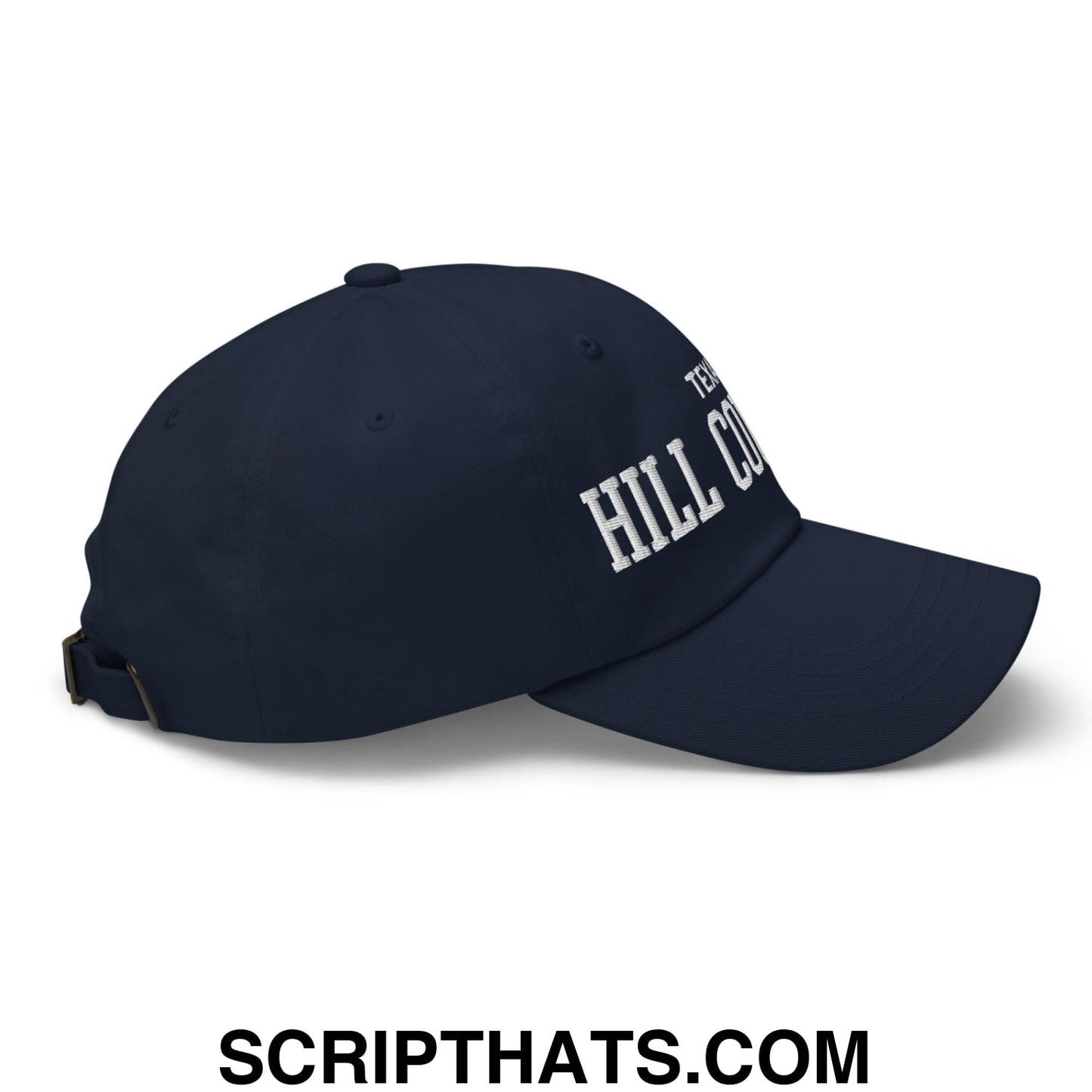 Texas Hill Country Varsity College Block Embroidered Unstructured Dad Hat Navy