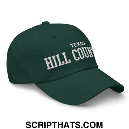 Texas Hill Country Varsity College Block Embroidered Unstructured Dad Hat Spruce