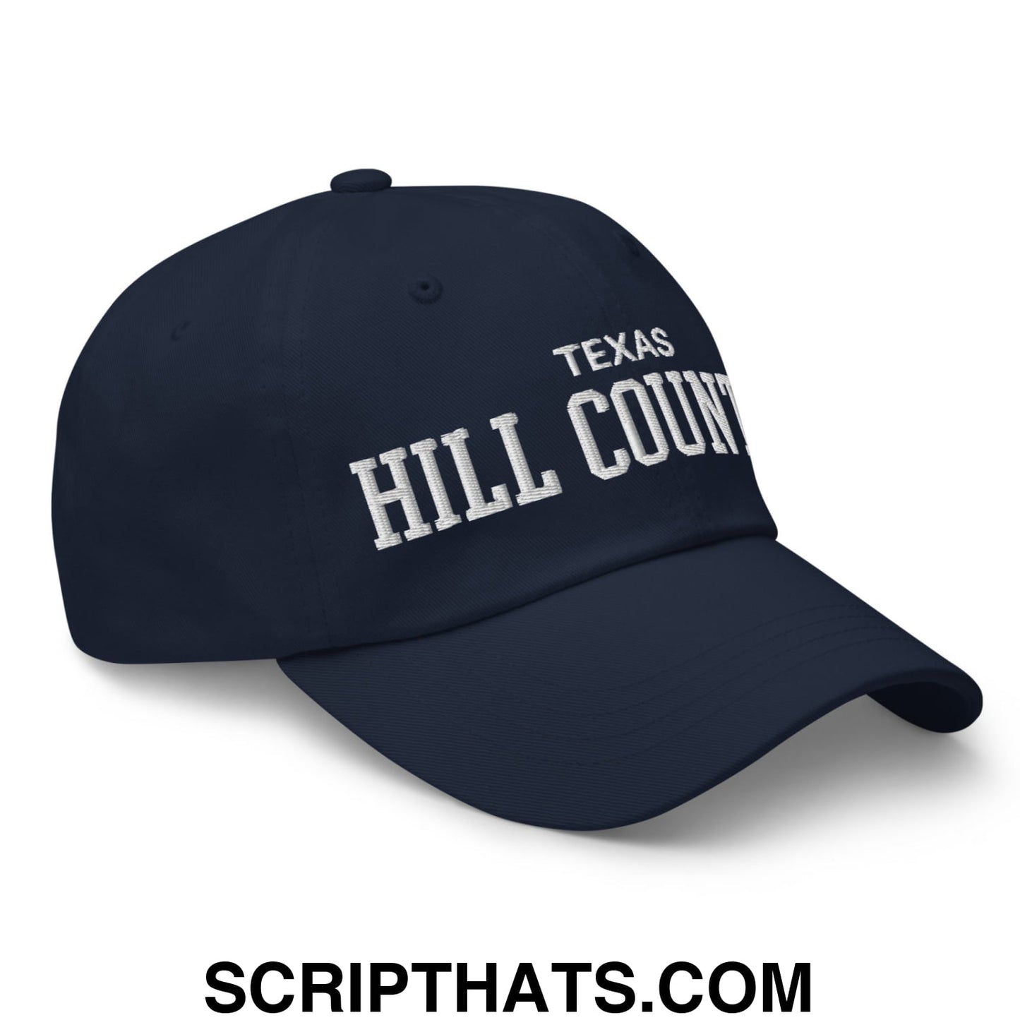 Texas Hill Country Varsity College Block Embroidered Unstructured Dad Hat Navy
