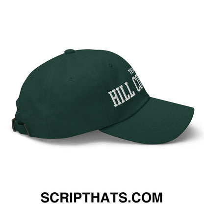 Texas Hill Country Varsity College Block Embroidered Unstructured Dad Hat Spruce
