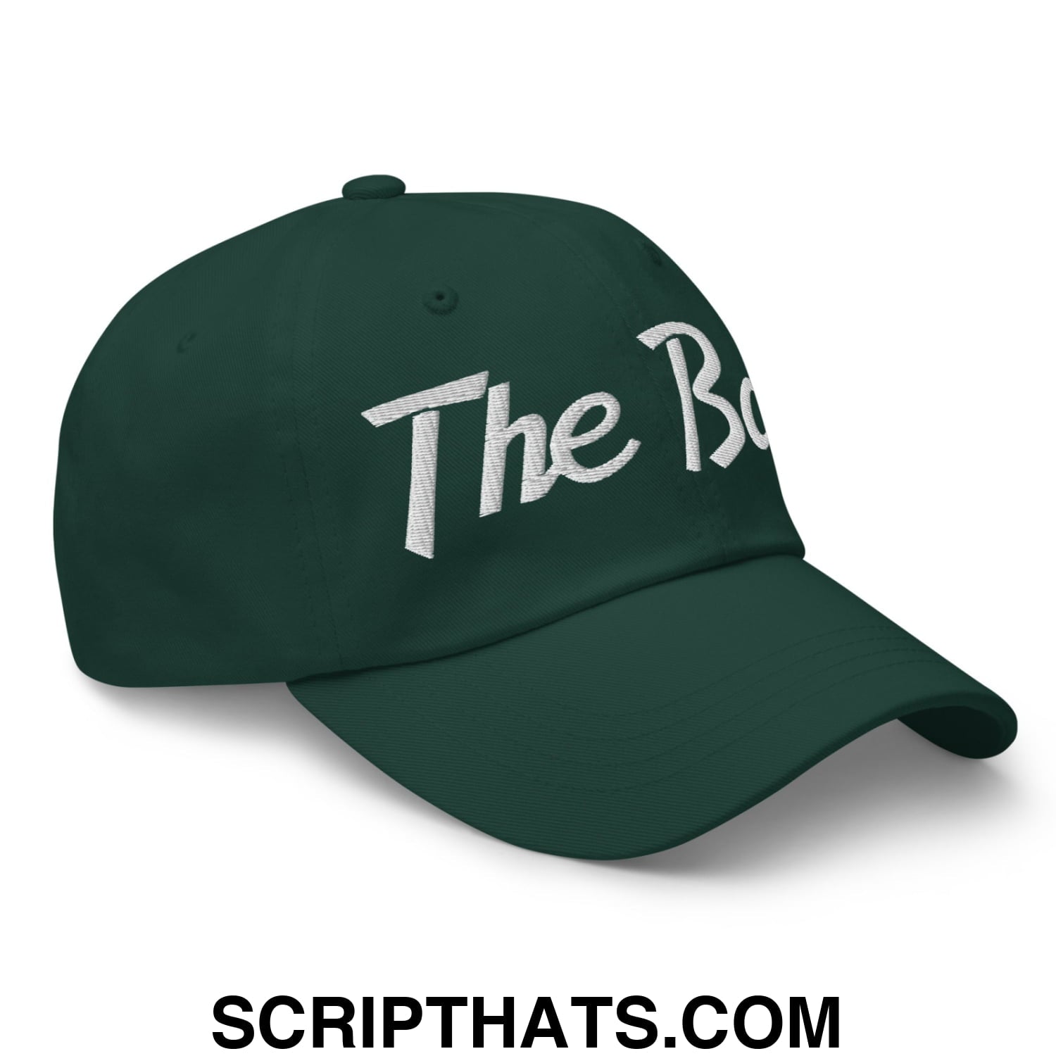 The Bay Vintage Sports Script Embroidered Unstructured Dad Hat Spruce
