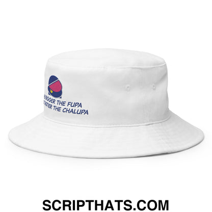 The Bigger the Fupa the Tastier the Chalupa Embroidered Bucket Hat Default Title