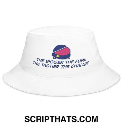 The Bigger the Fupa the Tastier the Chalupa Embroidered Bucket Hat Default Title