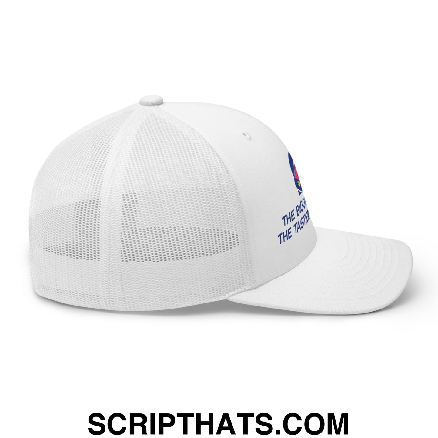 The Bigger the Fupa the Tastier the Chalupa Embroidered Mesh Trucker Hat Default Title