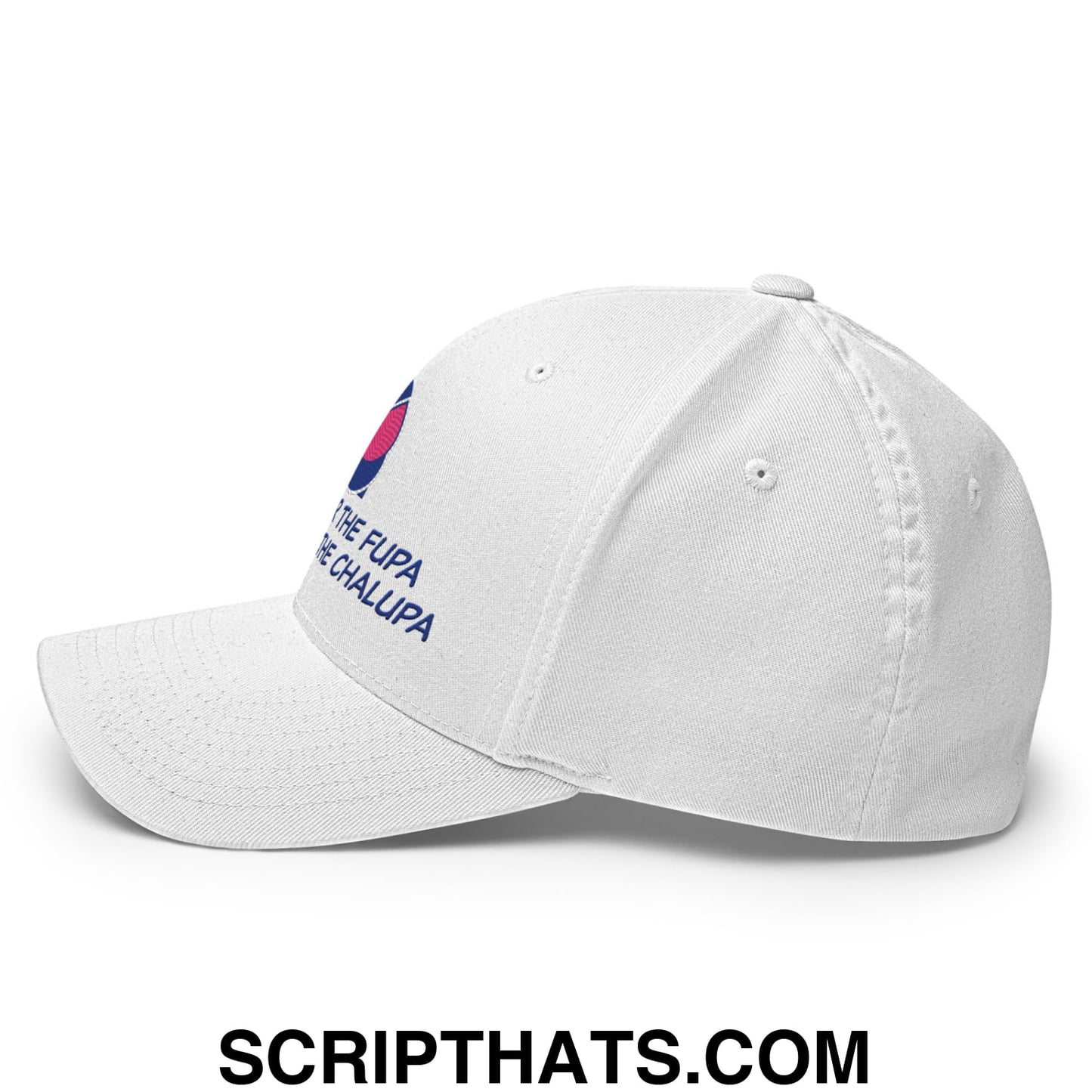 The Bigger the Fupa the Tastier the Chalupa Embroidered Stretch Fit Golf Hat