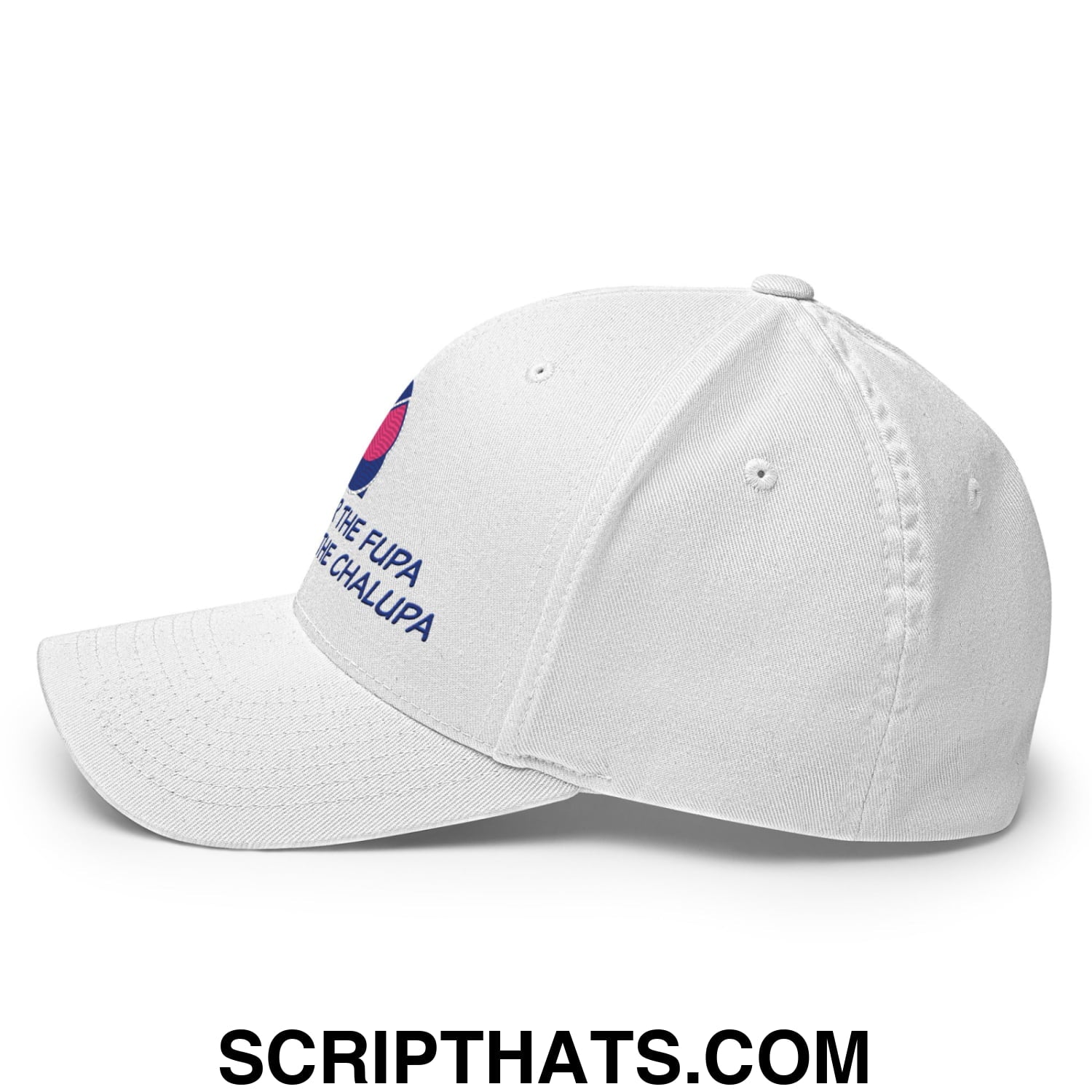 The Bigger the Fupa the Tastier the Chalupa Embroidered Stretch Fit Golf Hat