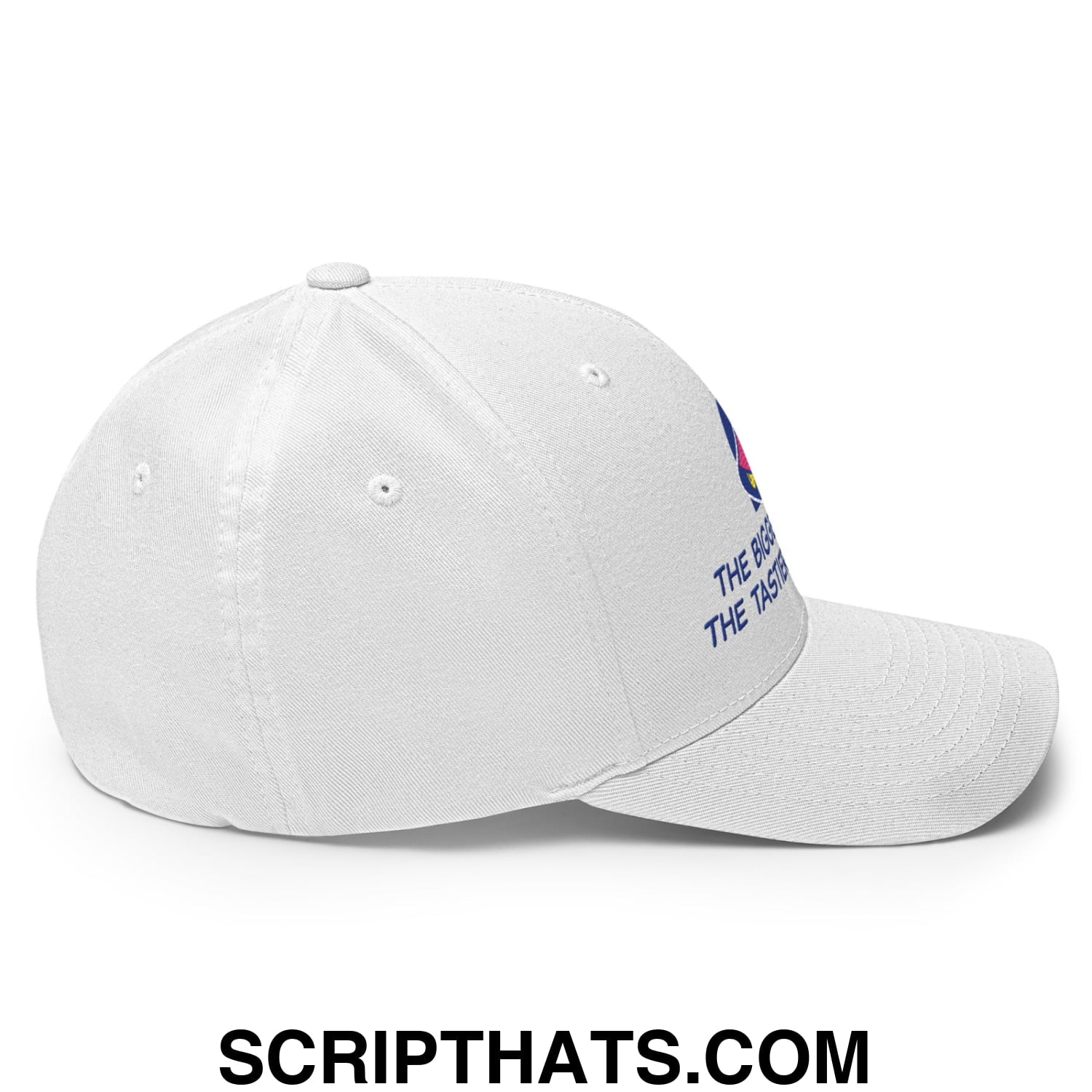 The Bigger the Fupa the Tastier the Chalupa Embroidered Stretch Fit Golf Hat