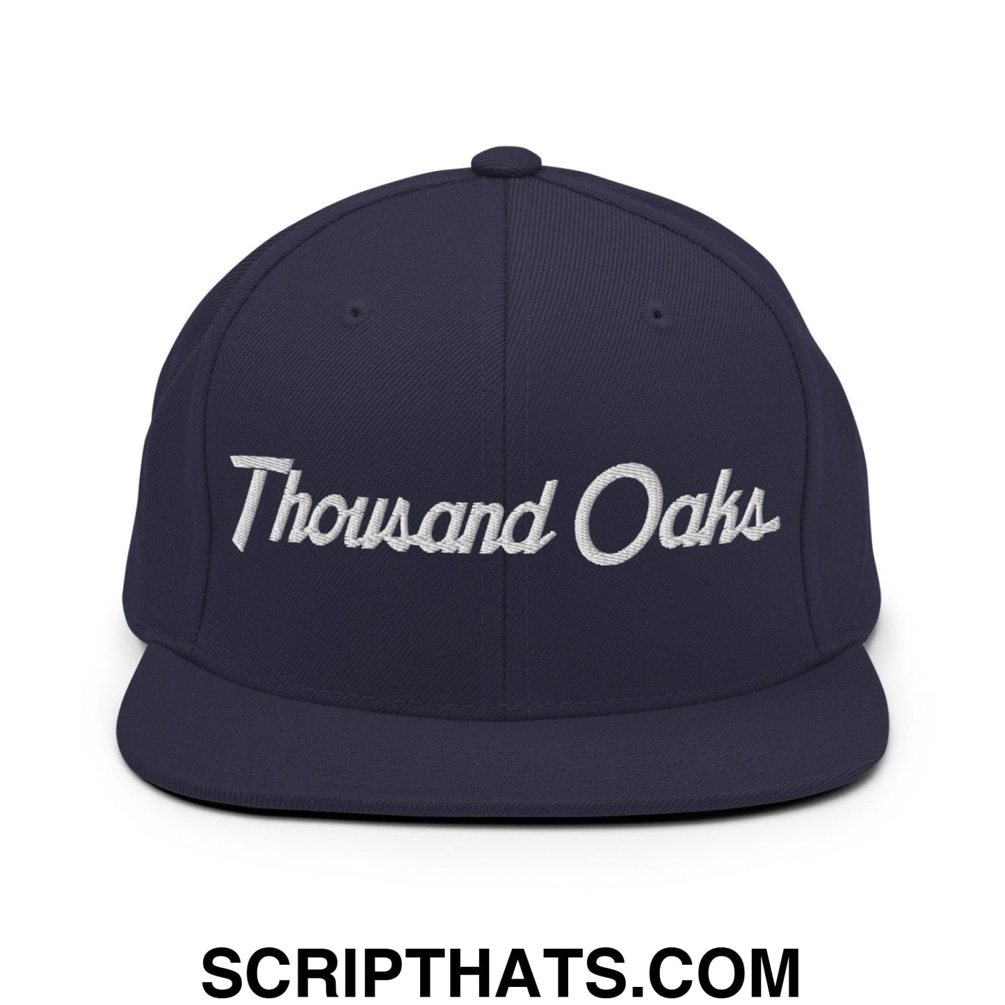 Thousand Oaks Script Snapback Hat Navy