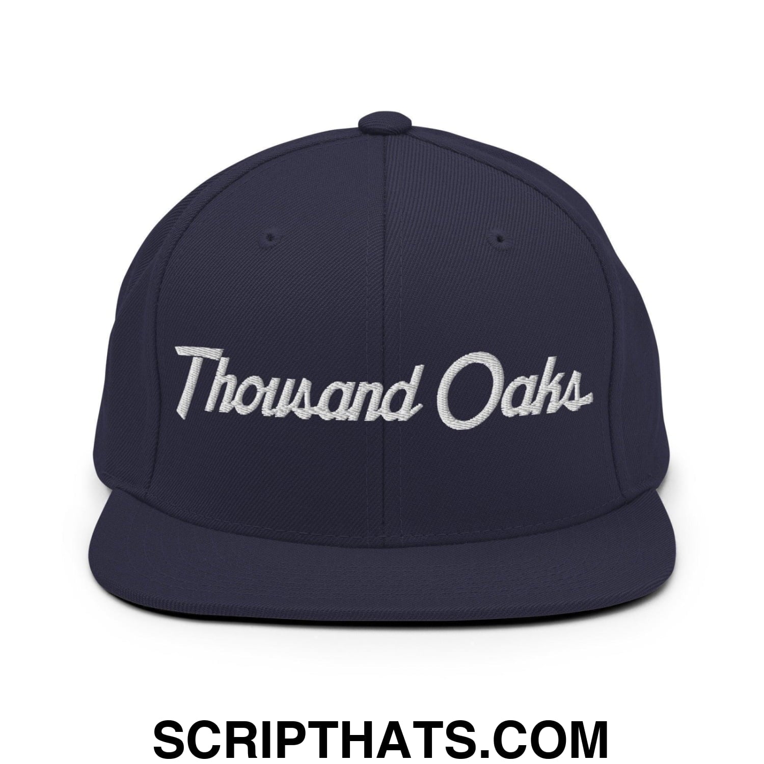 Thousand Oaks Script Snapback Hat Navy