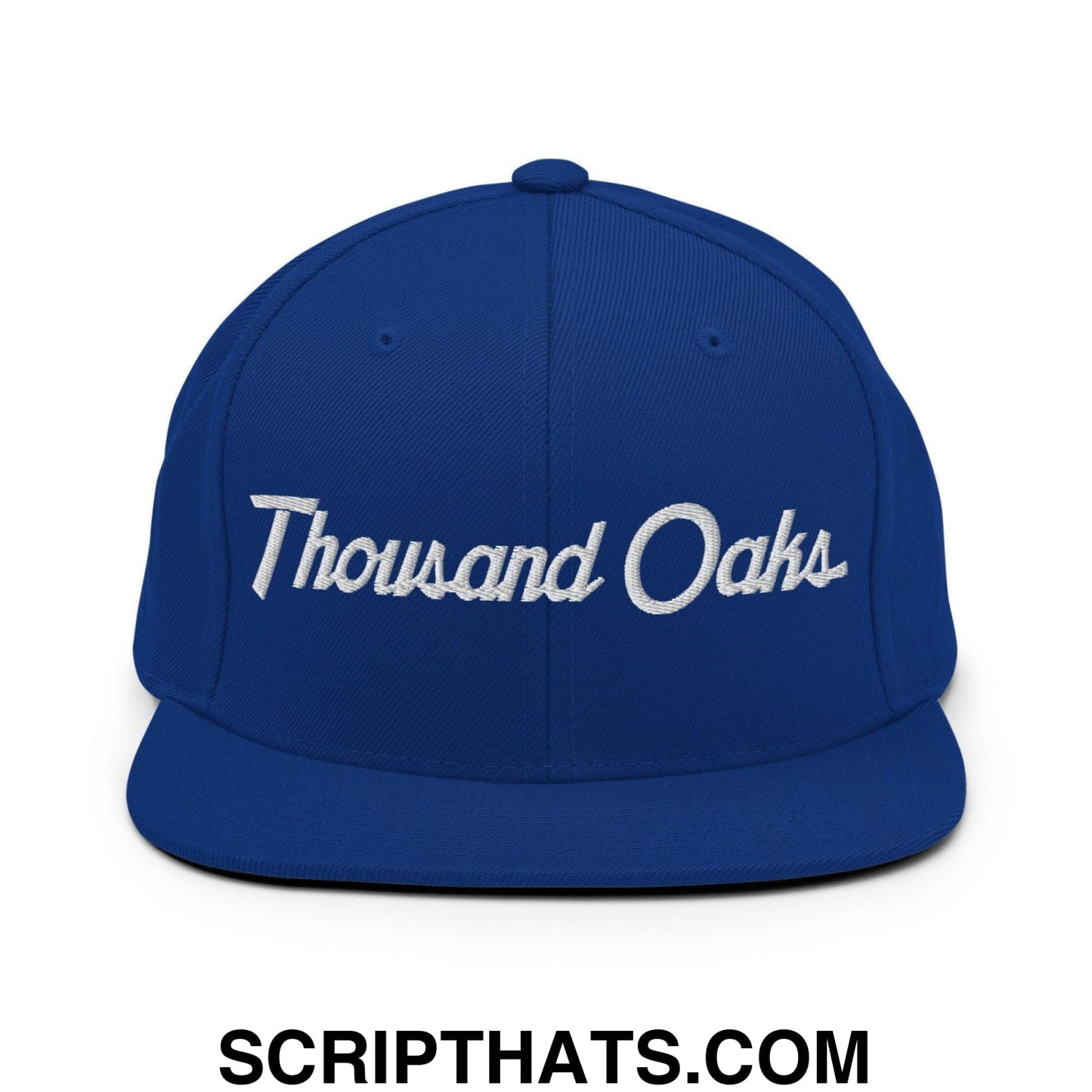Thousand Oaks Script Snapback Hat Royal Blue