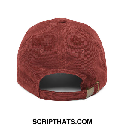 Together, We Are America Embroidered Unstructured Corduroy Dad Hat Burgundy
