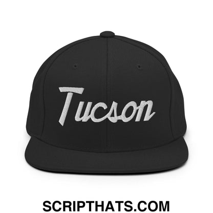 Tucson Script Snapback Hat Black