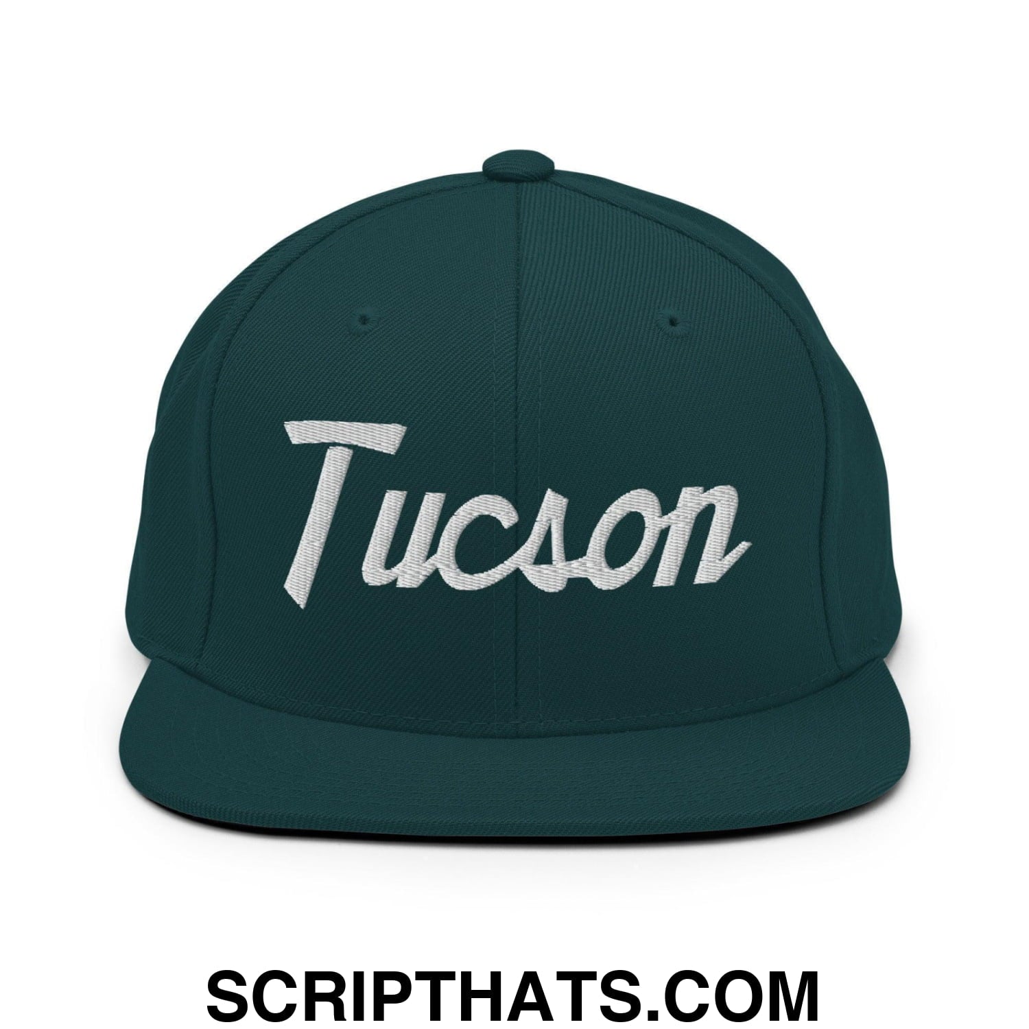 Tucson Script Snapback Hat Spruce