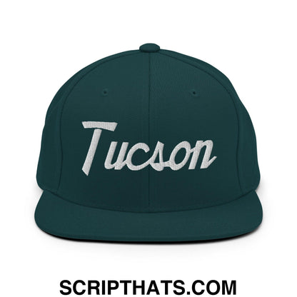 Tucson Script Snapback Hat Spruce
