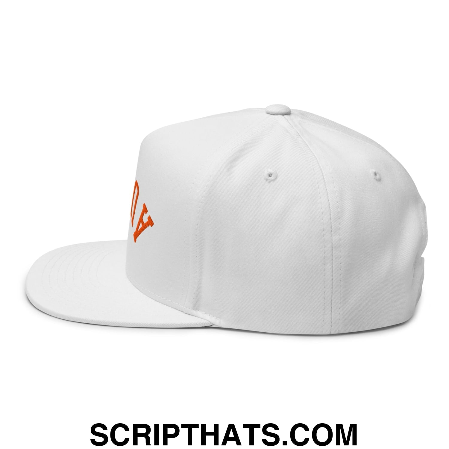Upside Down Auburn Embroidered 5 Panel Snapback Hat Default Title