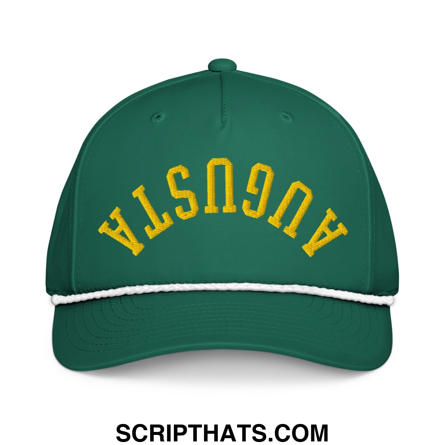 Upside Down Augusta Embroidered Golf Rope Hat Default Title