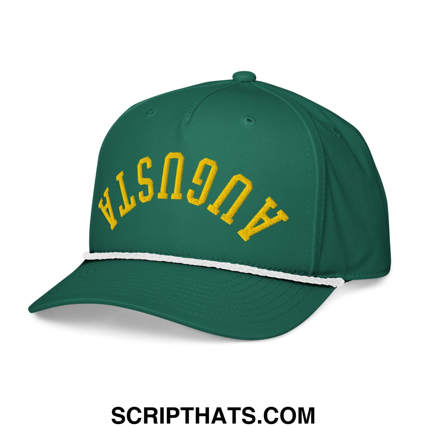 Upside Down Augusta Embroidered Golf Rope Hat Default Title