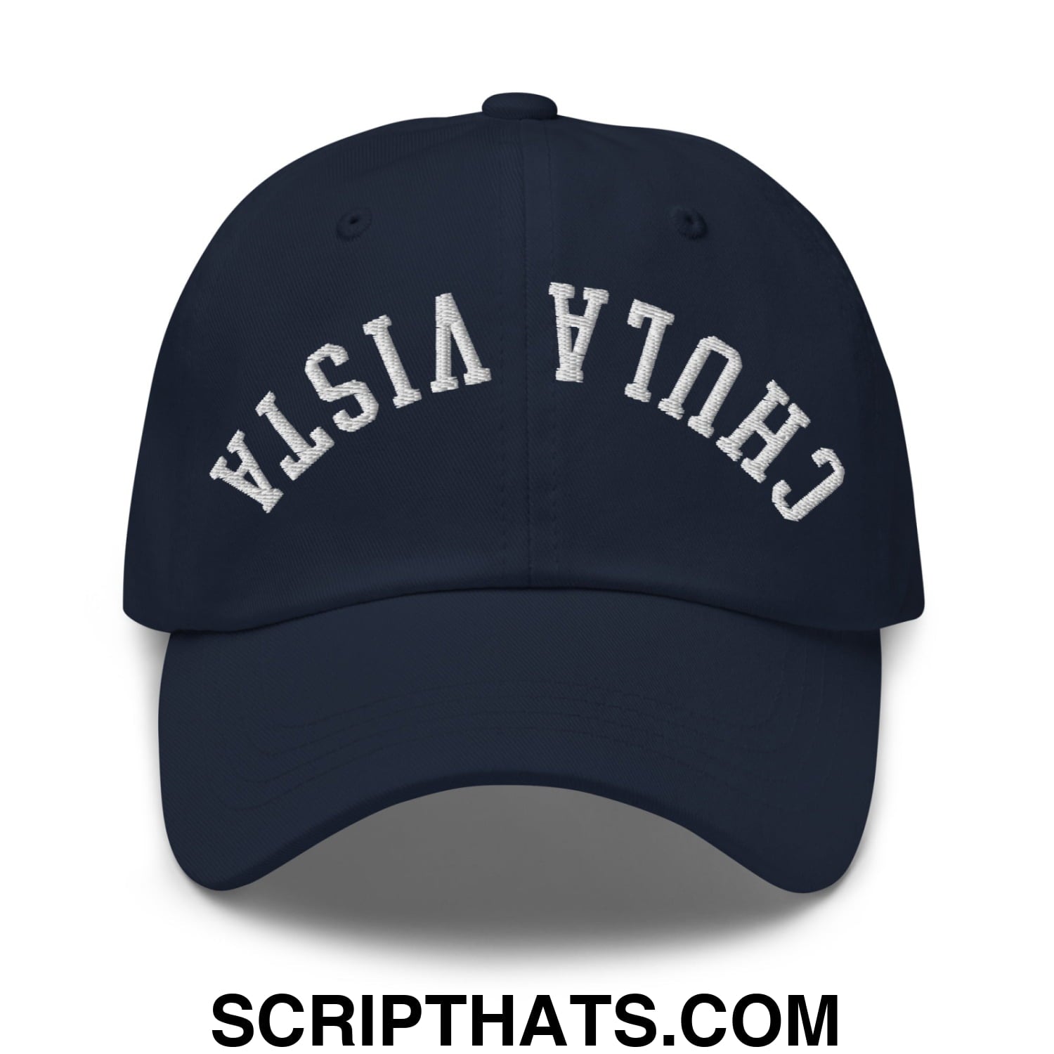 Upside Down Chula Vista Embroidered Unstructured Dad Hat Navy