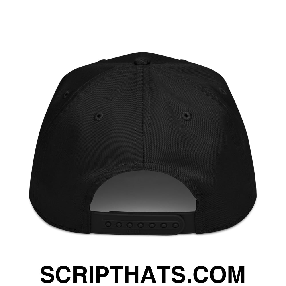 Upside Down Dallas Embroidered Baseball Snapback Hat Black