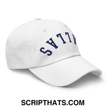 Upside Down Dallas Navy Embroidered Unstructured Dad Hat Default Title