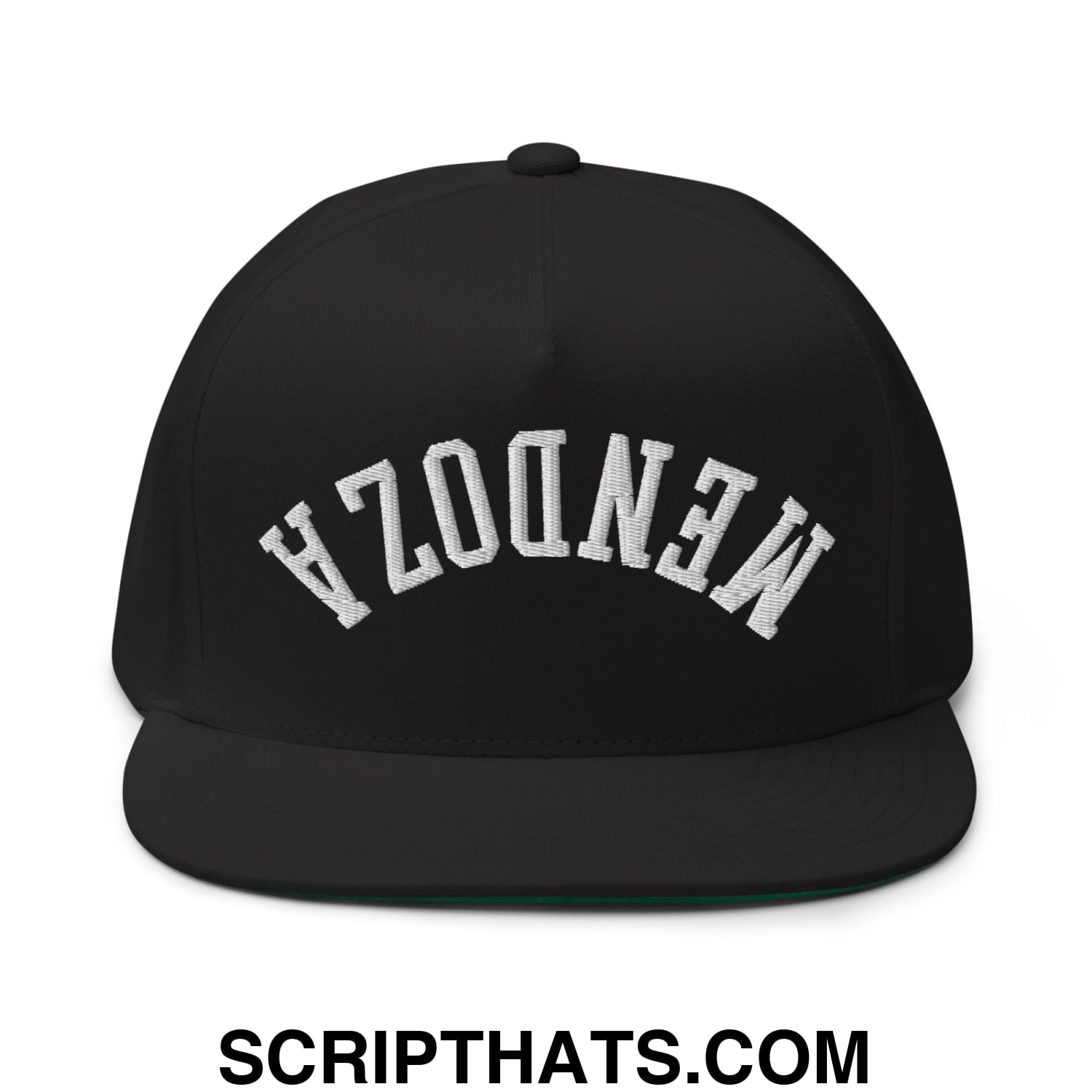 Upside Down Fernando Mendoza 2026 Raiders Draft Day Embroidered 5 Panel Flat Bill Brim Snapback Hat Black