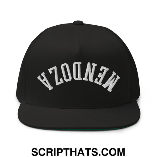 Upside Down Fernando Mendoza 2026 Raiders Draft Day Embroidered 5 Panel Flat Bill Brim Snapback Hat Black