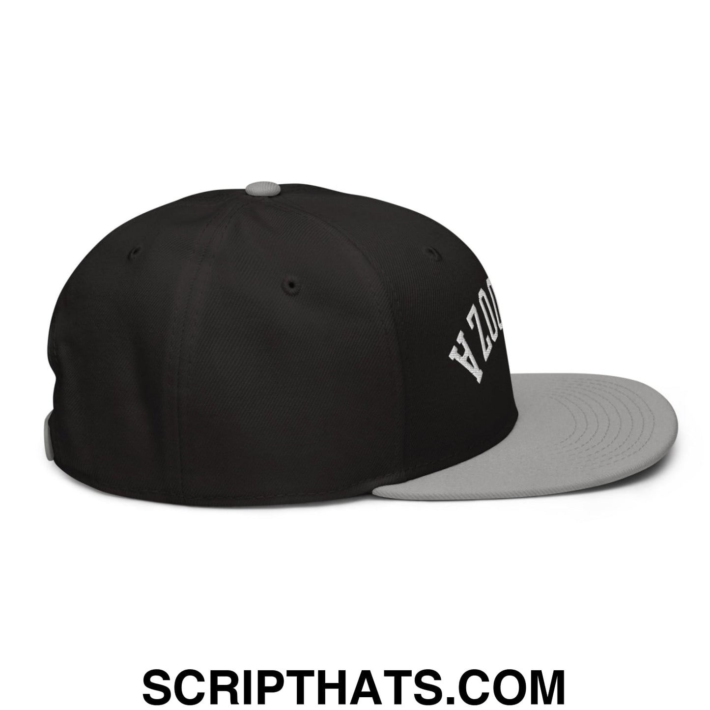 Upside Down Fernando Mendoza 2026 Raiders Draft Day Embroidered Flat Brim Bill Snapback Hat Gray Black Black