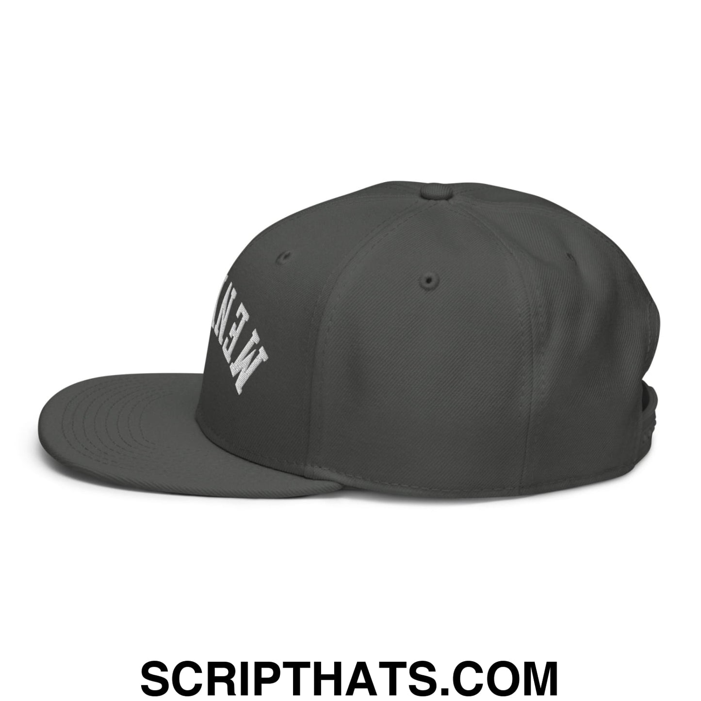Upside Down Fernando Mendoza 2026 Raiders Draft Day Embroidered Flat Brim Bill Snapback Hat Charcoal gray