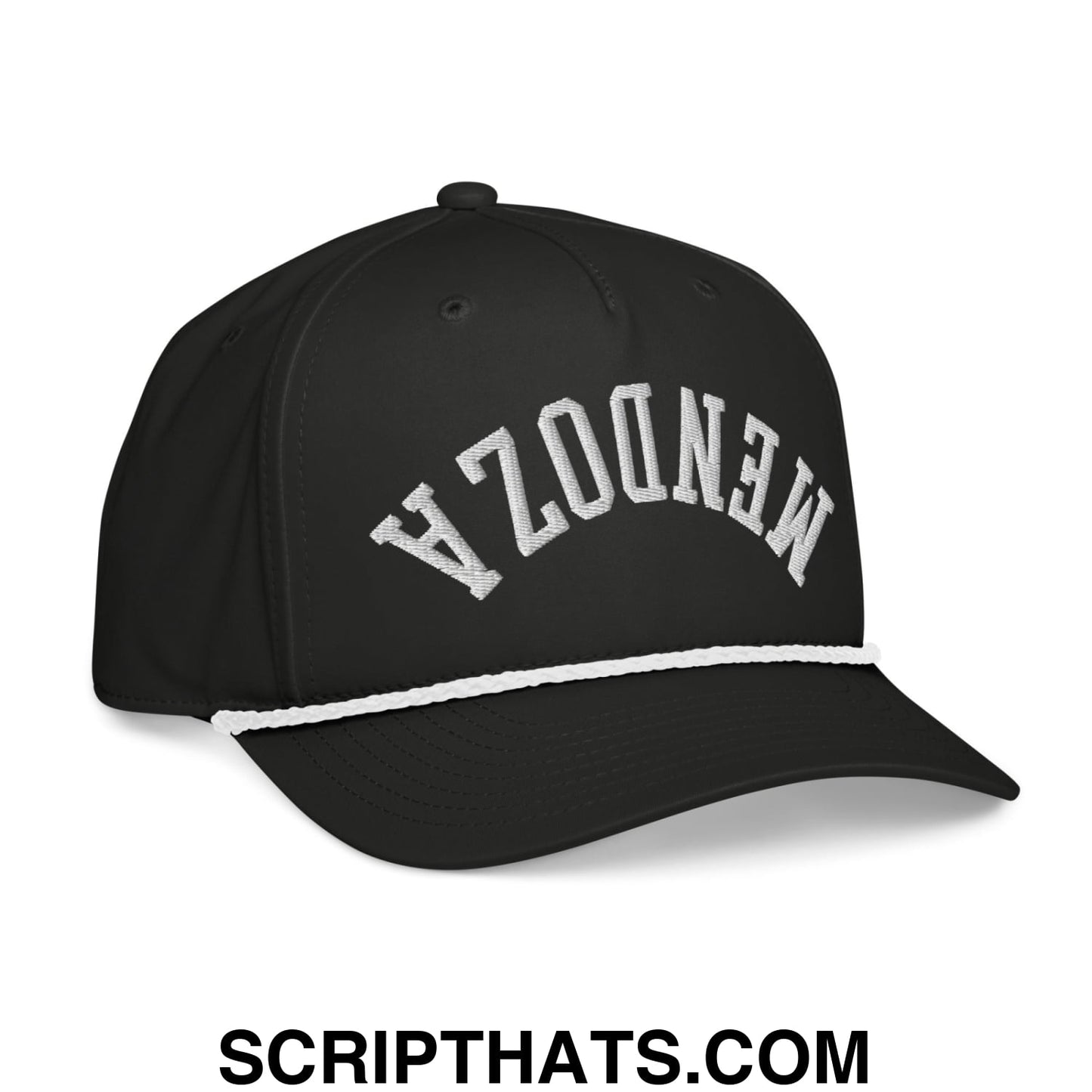 Upside Down Fernando Mendoza 2026 Raiders Draft Day Embroidered Rope Snapback Hat Default Title