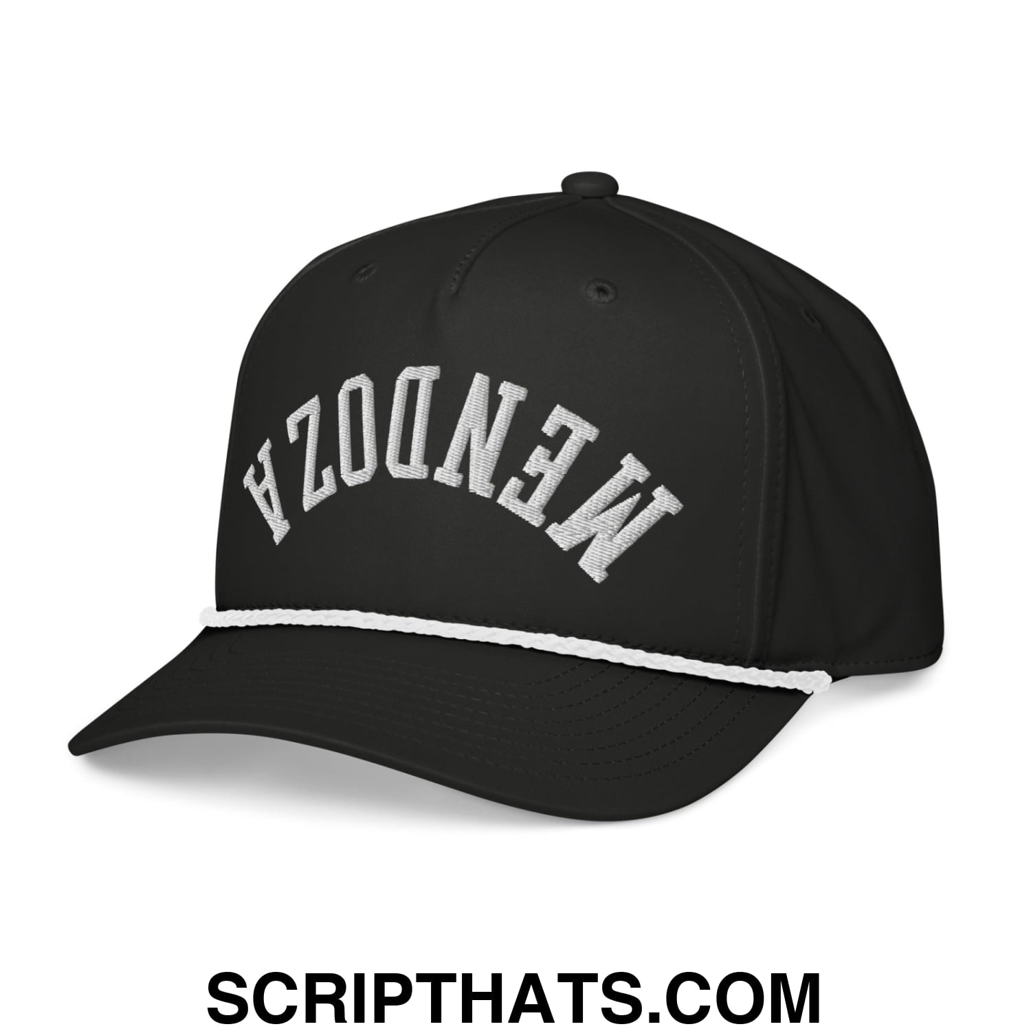 Upside Down Fernando Mendoza 2026 Raiders Draft Day Embroidered Rope Snapback Hat Default Title