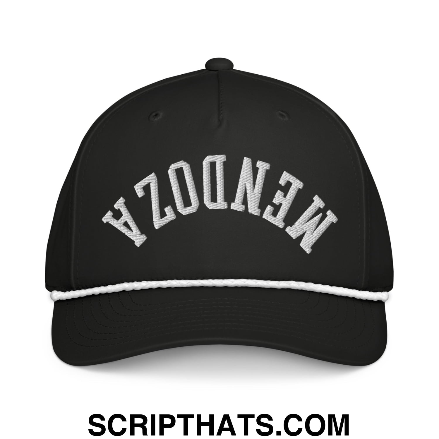 Upside Down Fernando Mendoza 2026 Raiders Draft Day Embroidered Rope Snapback Hat Default Title