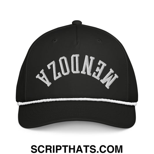 Upside Down Fernando Mendoza 2026 Raiders Draft Day Embroidered Rope Snapback Hat Default Title