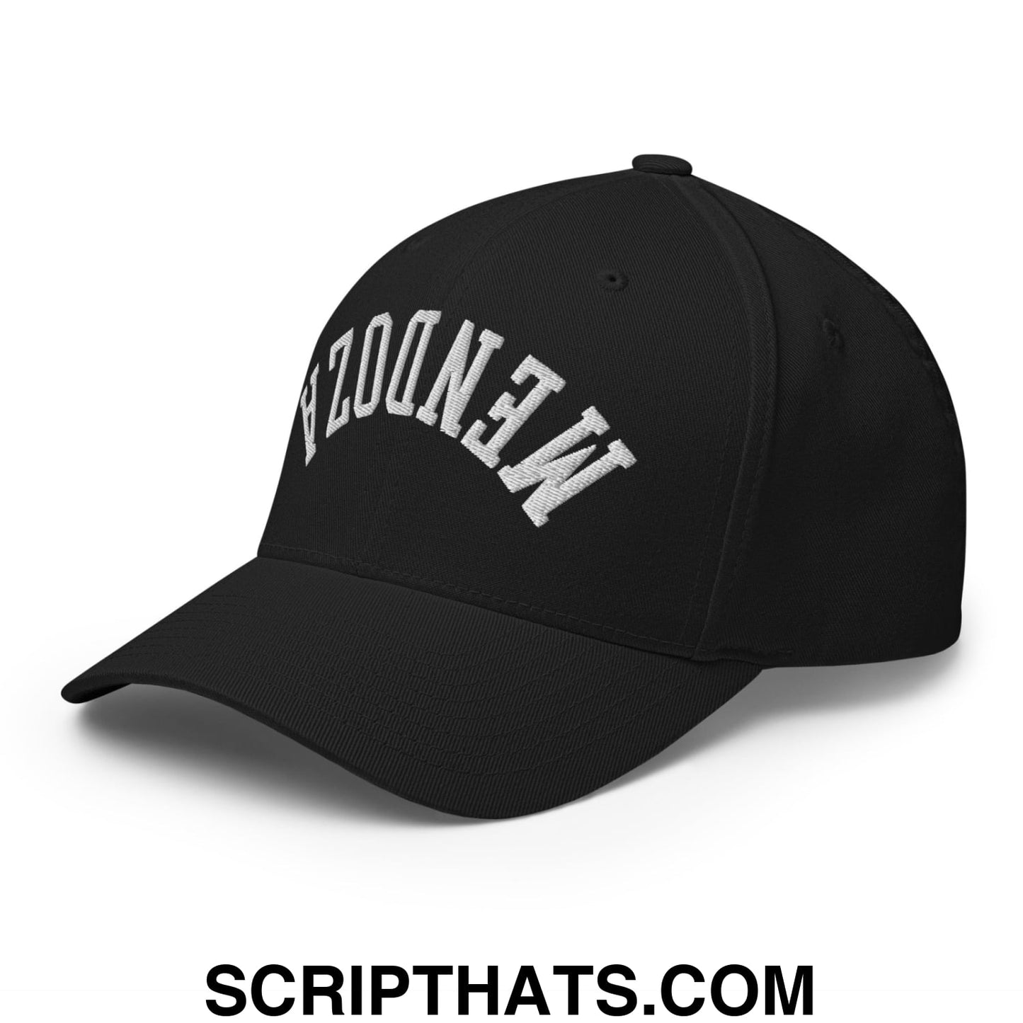 Upside Down Fernando Mendoza 2026 Raiders Draft Day Embroidered Stretch Fit Baseball Hat Black