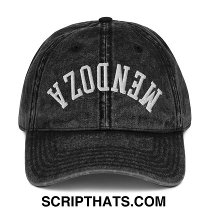 Upside Down Fernando Mendoza 2026 Raiders Draft Day Embroidered Unstructured Denim Dad Hat Default Title