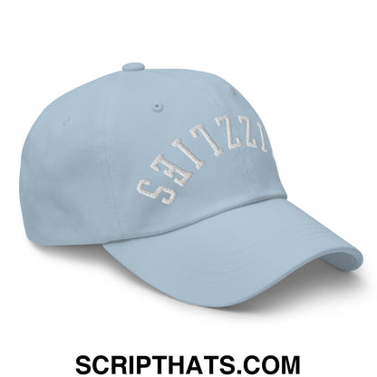 Upside Down Grizzlies Embroidered Unstructured Dad Hat Light Blue