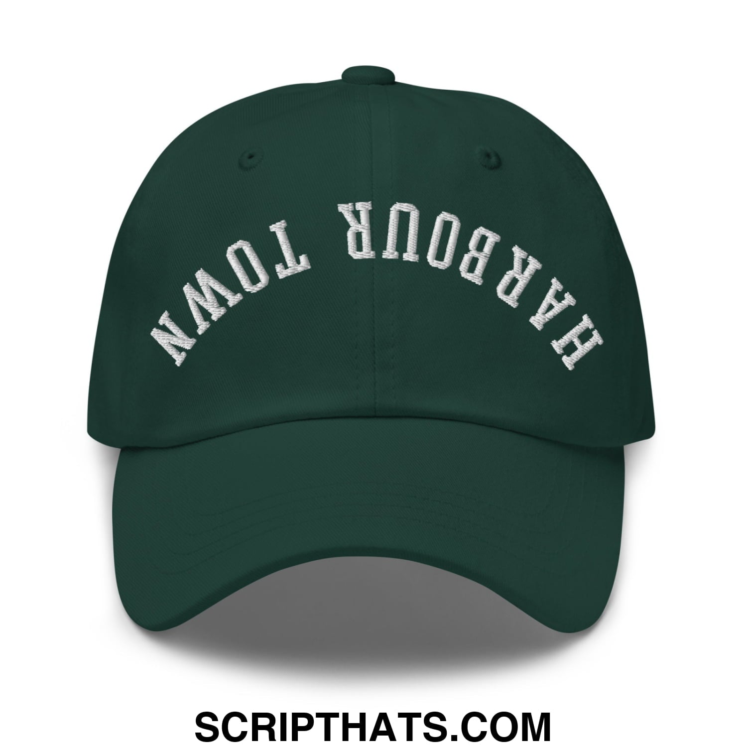 Upside Down Harbour Town Embroidered Unstructured Dad Hat Spruce