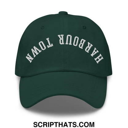 Upside Down Harbour Town Embroidered Unstructured Dad Hat Spruce