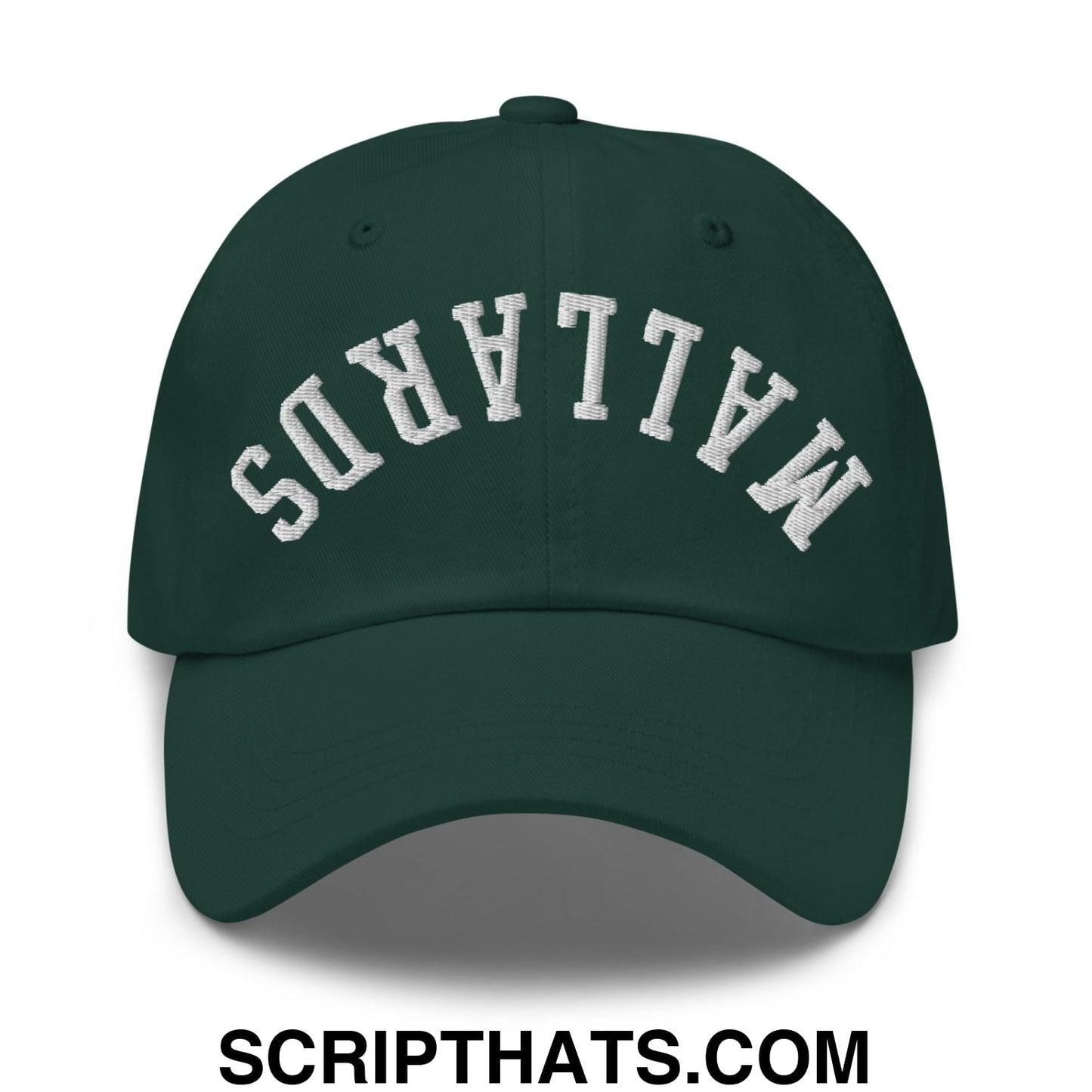 Upside Down Mallards Embroidered Unstructured Dad Hat Spruce