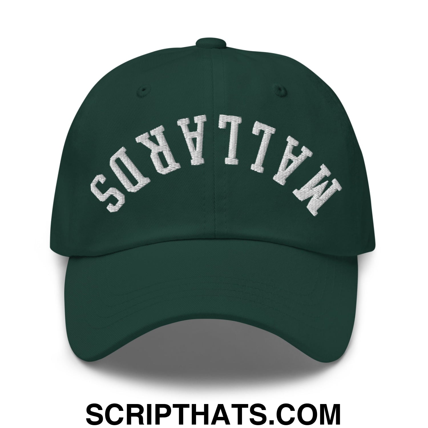Upside Down Mallards Embroidered Unstructured Dad Hat Spruce