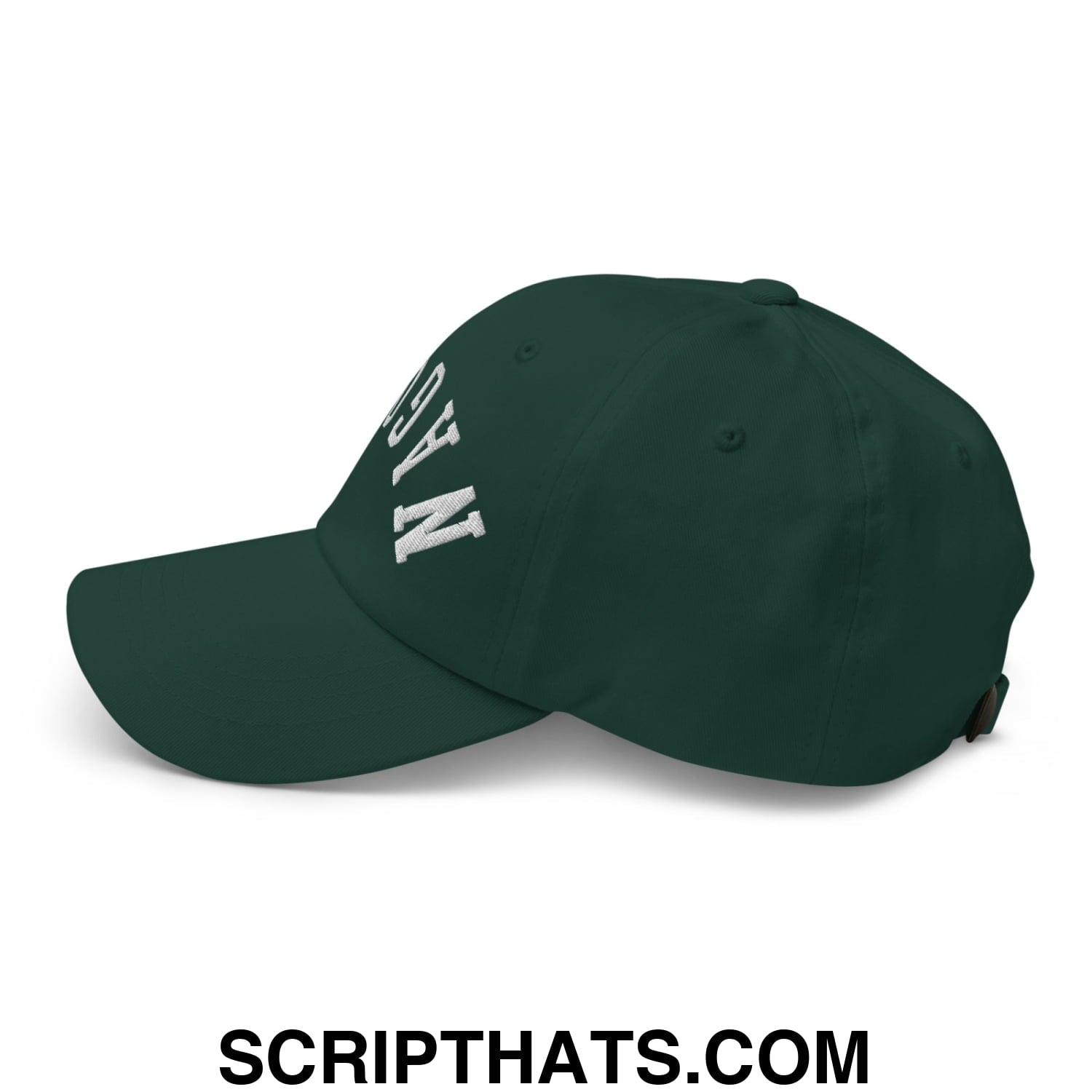 Upside Down Nagoya Embroidered Unstructured Dad Hat Spruce
