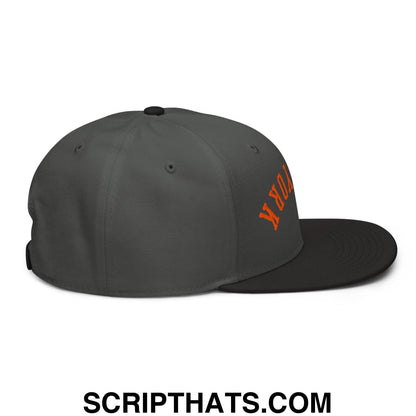 Upside Down New York Basketball Embroidered Flat Brim Bill Snapback Hat Black Charcoal gray Charcoal gray