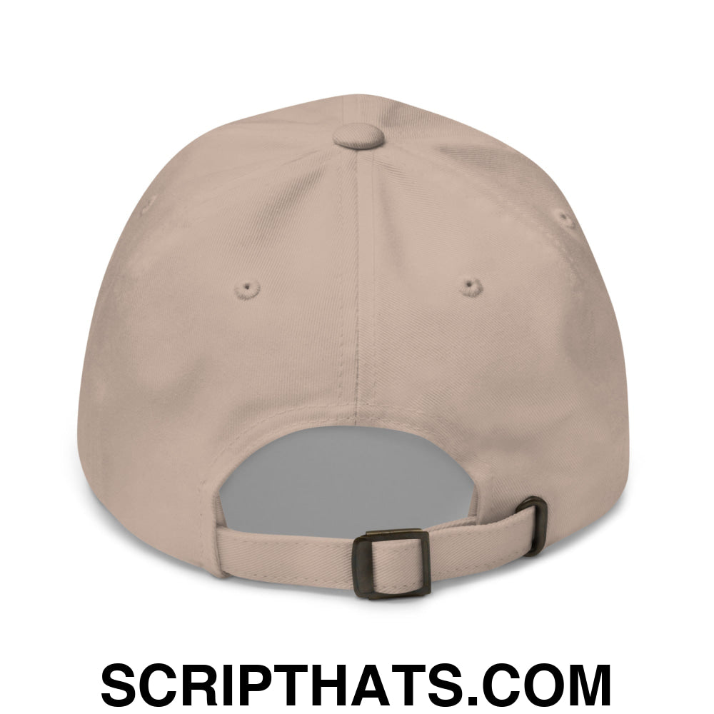 Upside Down Wrexham Embroidered Unstructured Dad Hat Stone